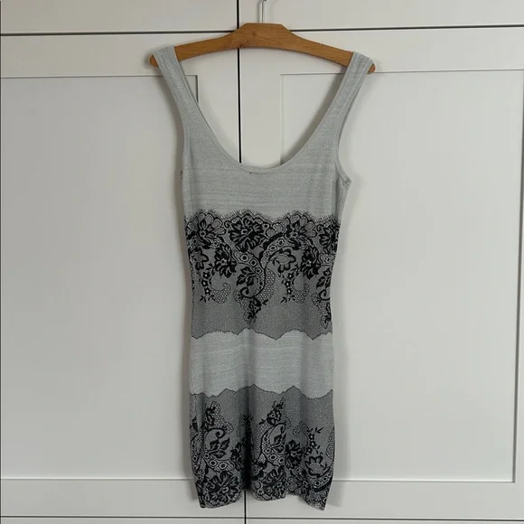 Guess by Marciano Gray and Black Lace Tank Dress - Picture 5 of 8